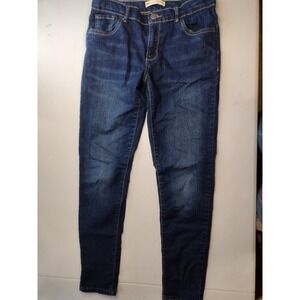 Levi's Kids Girls 710 Super Skinny Jeans Dark Wash Size 14 Reg